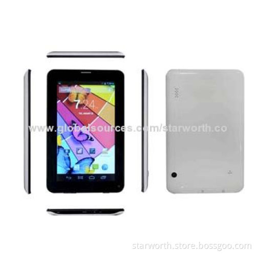 7-inch Tablet PCs with MTK8312 Dual-core, Wi-Fi, 3G, GPS, BT All Functions